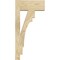 Ekena Millwork Merced Block Rough Sawn Outlooker, Douglas Fir, 6"W x 12"D x 24"H OUT06X12X24MRC05RDF - alternate 2